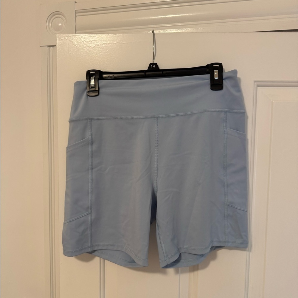 Light Blue American Eagle Biker Shorts